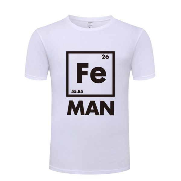 

iron science chemistry - fe periodic table novelty t shirt tshirt men 2018 new short sleeve o neck cotton casual t-shirt
