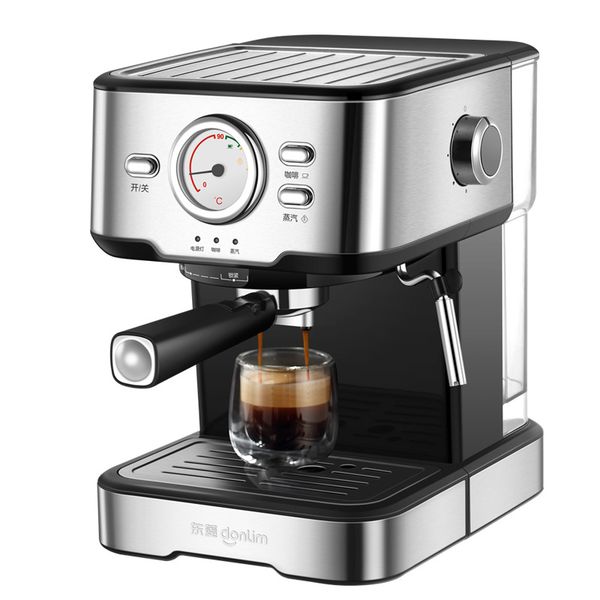 

1050w/20bar/1.5l italian coffee machine electric semi-automatic coffee maker high pressure extraction/double temperature control
