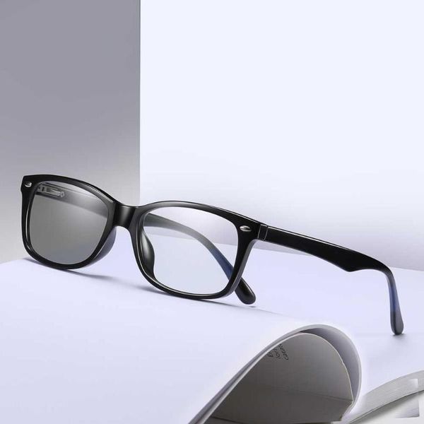 

2020 blue light blocking eyeglasses pchromic lenses sunglasses computer glasses tr90 rectangle eyewear frame for women men, White;black