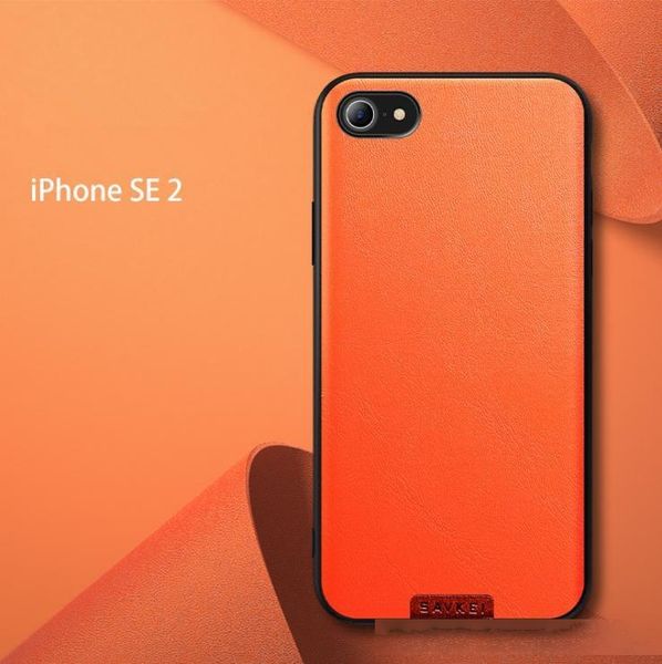 

designer phone case suitable for iphone se2 mobile phone pu leather anti-fall all-inclusive mobile protective sleeve