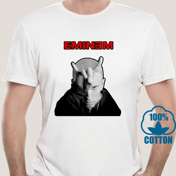 

0355d eminem horns image tour tee tshirt men's t-shirt size s to 3xl