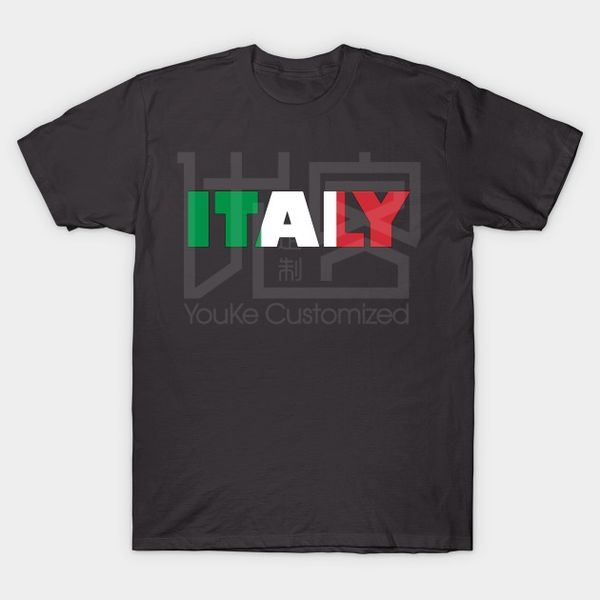 

italy t shirt clothes popular t-shirt crewneck 100% cotton tees summer tees cotton o neck t-shirt