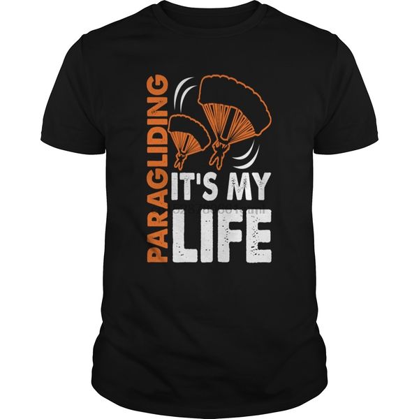 

men short sleeve tshirt paragliding is my life shirt - womens o neck t-shirt cool women t-shirt