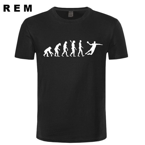 

evolution handball t shirt men summer short sleeve fashion cotton cool evolution t-shirt ing