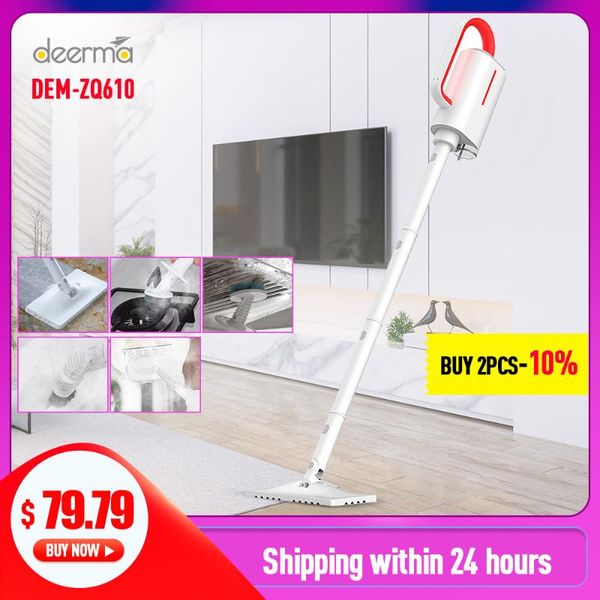 

2020 deerma zq610 пароочиститель электрический ручной паровая швабра floor cleaner 5 оснастка для чистки вакуумная машина