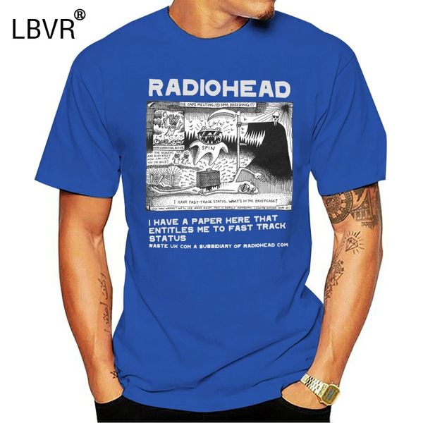 

neu radiohead north america tour 2019 t-shirt size men concert tee shirt black
