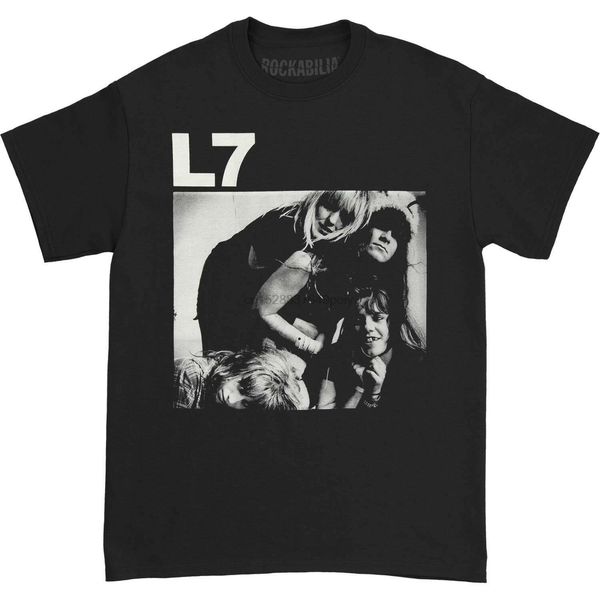 

l7 mens shove t shirt black