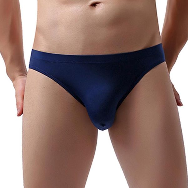 

underpants 2021 men's underwear soft splicing solid color breathable knickers briefs, Black;white