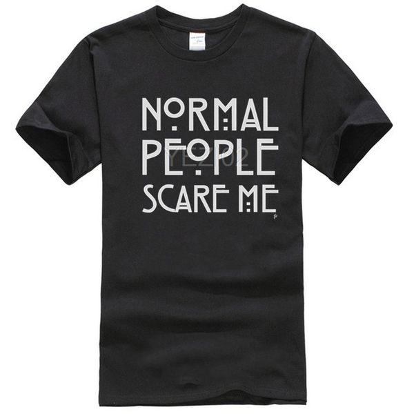 

нормальный человек scare me horror story big bang мужские футболки