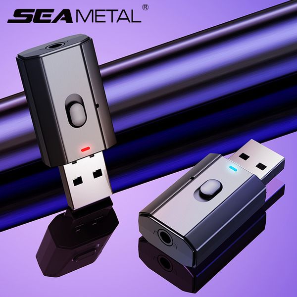 

3.5mm jack audio bluetooth 5.0 aux car bluetooth receiver music car kits wireless music adapter handsspeaker auto stereo