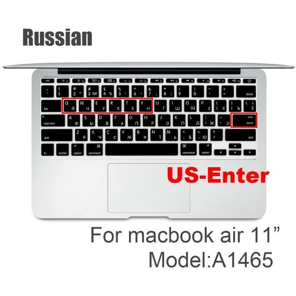 

russian silicone keyboard cover protector for air13/12 /15/16pro touchbar a1706/a1466a1708/a1990/a1398/a2289/a1932/a2141