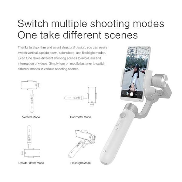 

youpin mijia handheld gimbal stabilizer 3 axis smartphone gimbal 5000mah battery for action camera cellphone sjyt01fm