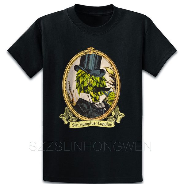 

хмель gentleman craft beer t shirt round neck смешная весна customize семьи сумасшедший новизна короткий рукав рубашки