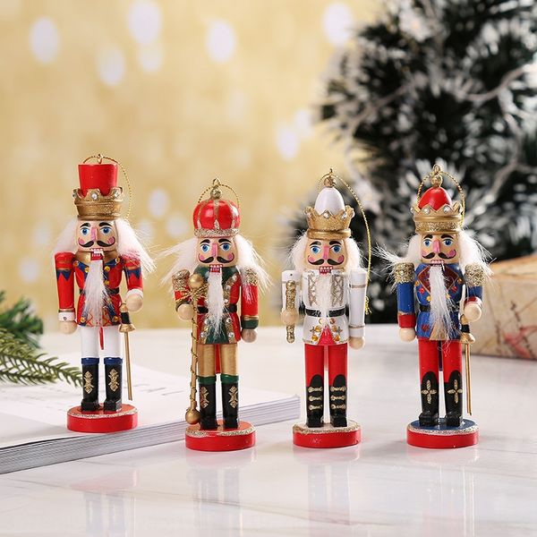 

рождественский орех клип кукольного 12см pendantpuppet елка декоративной подвеска кулон декоративного рот четыре комплекта azssj