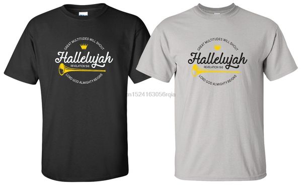 

hallelujah t-shirt christian church gospel choir praise music worship sing