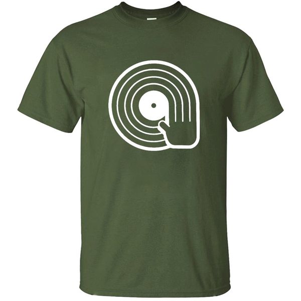 

печать смешные dj t shirt урожай ретро тенниска винил tshirt cotton outfit мужской высокий adult футболки 2019 tee top