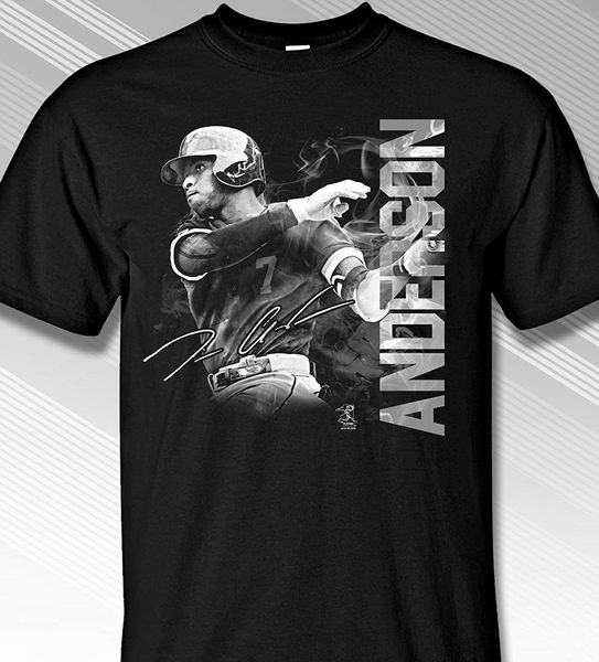 

tim anderson chicago's southside star smoke t-shirt - sizes new