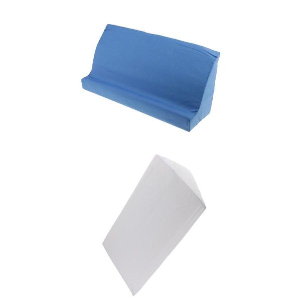 

wedge & r-shape multi purpose foam bed room wedge back leg support pillow
