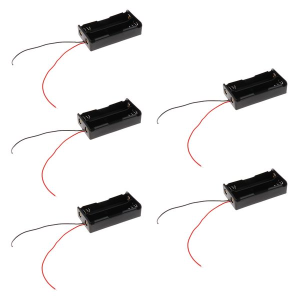 

plastic battery storage case box holder with 6