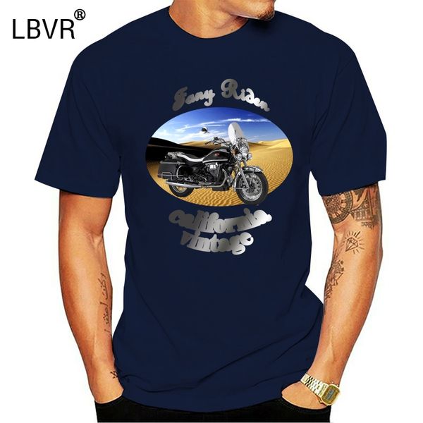

moto guzzi california vintage easy rider men`s dark t-shirt