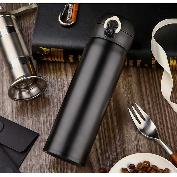 

water bottles 450ml stainless steel double wall insulated cup vacuum thermal mug flask coffee car travel drink bottle thermocup termos