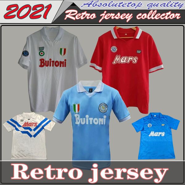 

napoli 1986 88 89 91 92 napoli retro maradona soccer jersey maradona 87 88 91 92 zielinski hamsik insigne naples vintage football shirt, Black;yellow