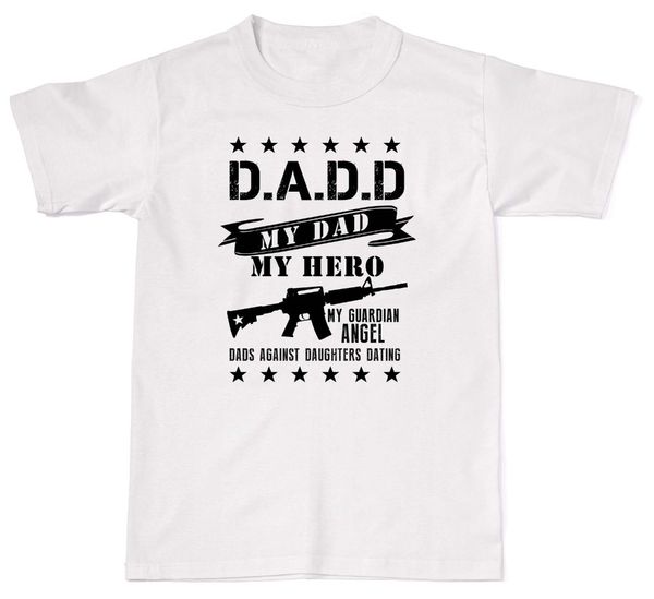 

2019 new brand sale daddy my hero guardian angel gift father t-shirt t shirt cotton