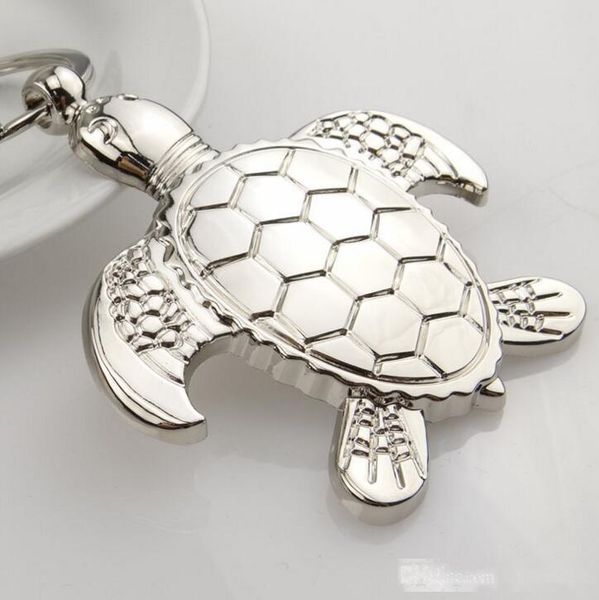 

silver turtle tortoise keychains ring animal alloy keychain women keyring bag car charm pendant jewelry gift