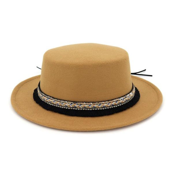 

wide brim hats winter men wool felt jazz fedora for women british classic trilby party formal panama cap floppy, Blue;gray