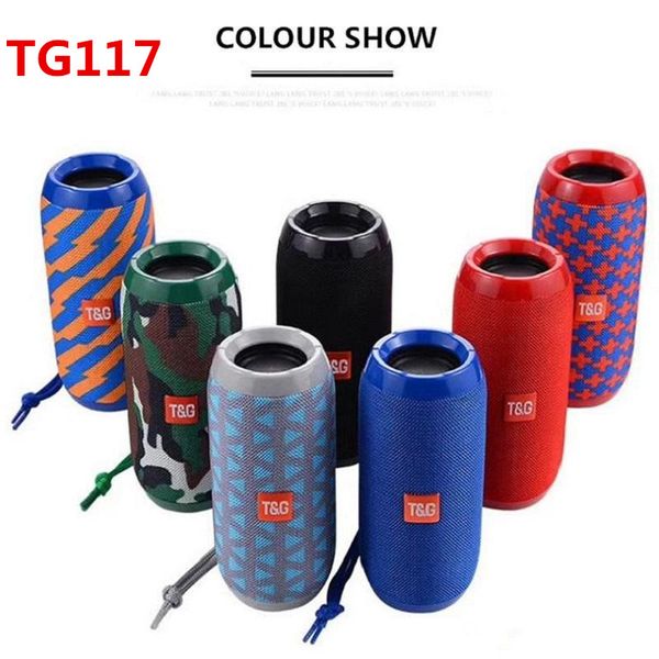 

tg117 bluetooth speakers portable speaker double horn 1200mah outdoor waterproof subwoofers wireless speakers support tf card fm radio 2019