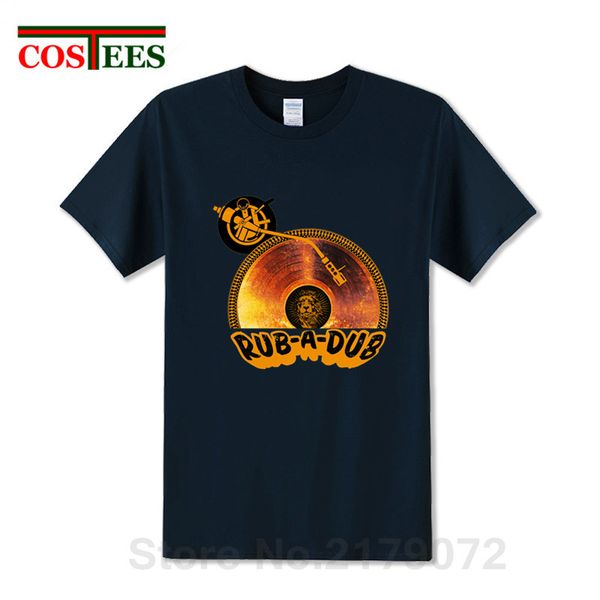 

funny rasta reggae music lover t shirt men parody vinyl design rubadub t-shirt 2019 music t-shirts apparel