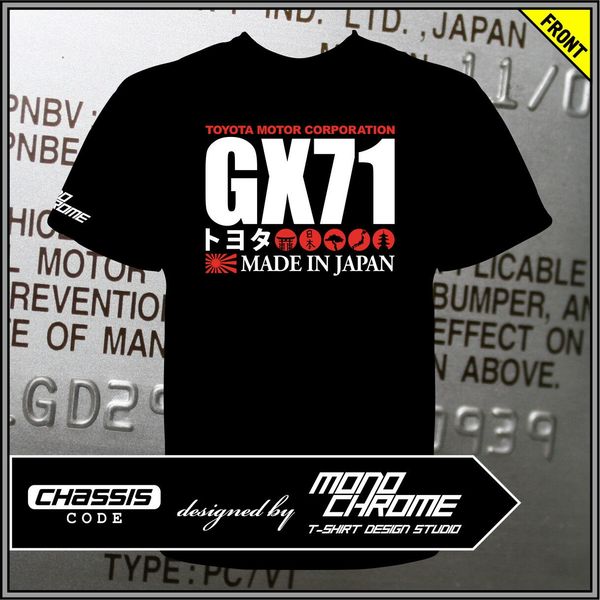 

t-shirt toyota gx71 chaser cresta mark ii 1g-eu