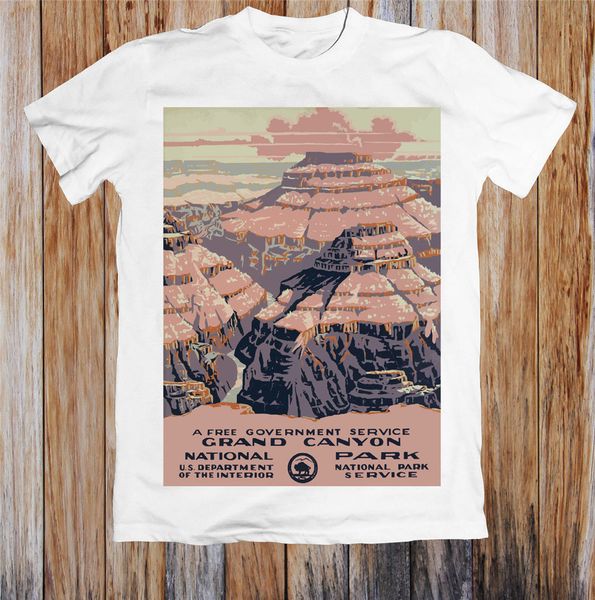

vintage travel poster grand canyon t shirt sportswear tee shirt