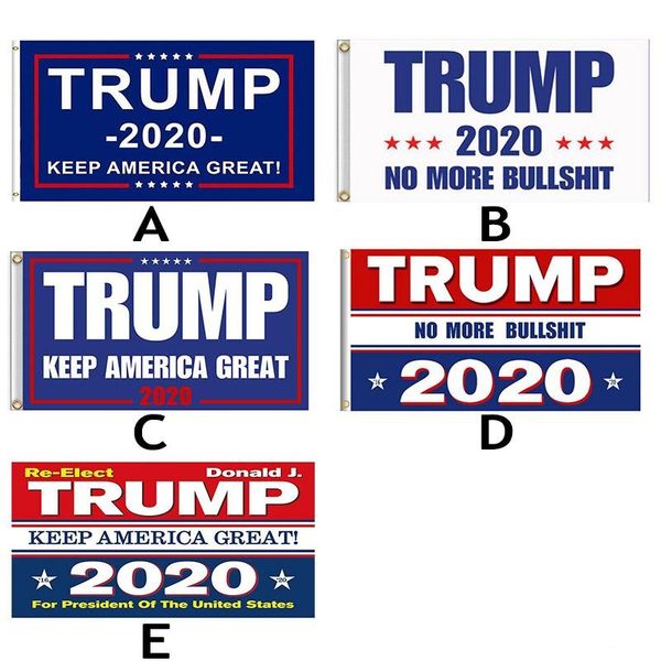 

3*5 foot trump 2020 flag keep america great again donald campaign banner for president usa american 2020 presidential election flag 90*150cm