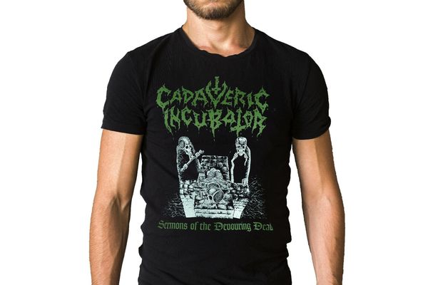 

cadaveric incubator sermons of the devouring dead 2020 album cover t shirt