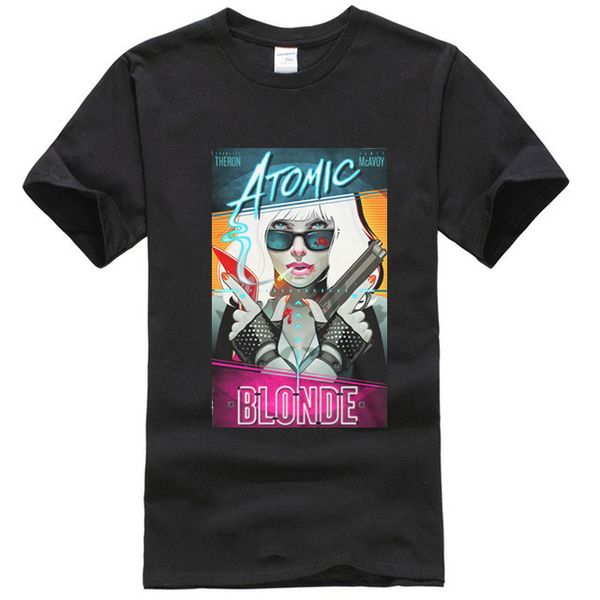

атомный blonde тизер фильма футболки для мужчин и женщин