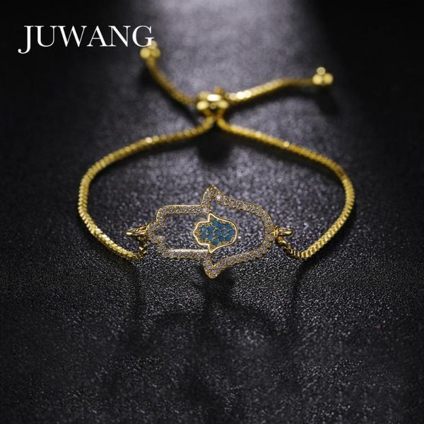 

juwang fashion diy chain bracelets for woman girl gift rhinestone cartoon silver color copper charm bracelet jewelry wholesale, Black