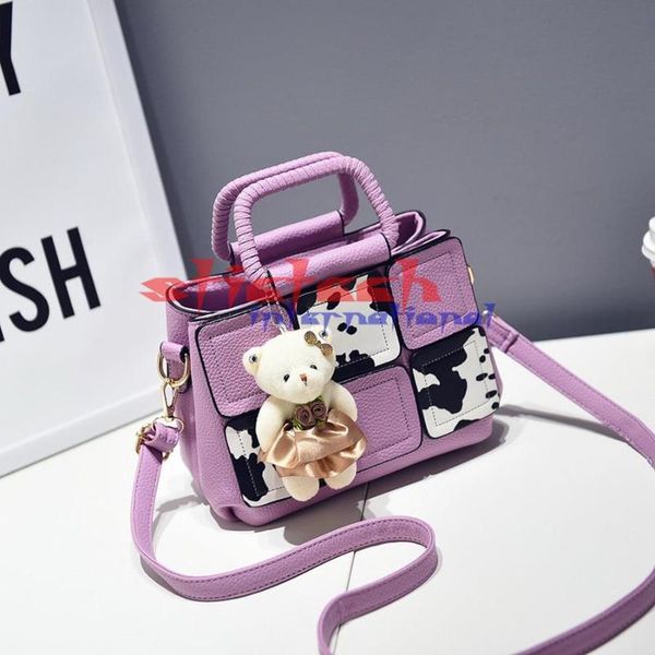 

by dhl or ems 50pcs 2020 new handbag crossbody type small bear stamp bag one generation