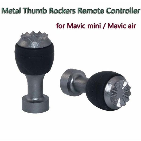 

remote control 1 pair detachable metal thumb rockers remote controller joystick extended rod stick suitable for dji mavic mini mavic air