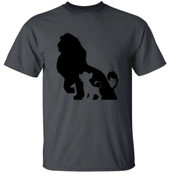 

lion silhouette t-shirt hommes s-5xl petit king pride customize tee shirt