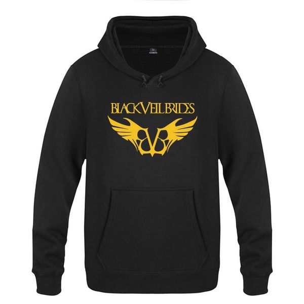 

black veil brides rock music sweatshirts men 2018 mens hooded fleece pullover hoodies