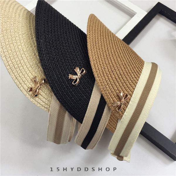 

мода лето женщин вскользь подкладка козырька шапки солома металла bowknot взрослых handmade diy вс shade бич цилиндрах oyu5, Blue;gray