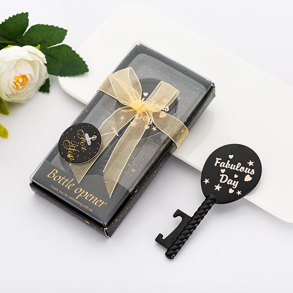 

50pcs black balloon birthday party подарок для гостей металл бутылки вина открывалка свадебный anniversary giveaway рекламной продукции