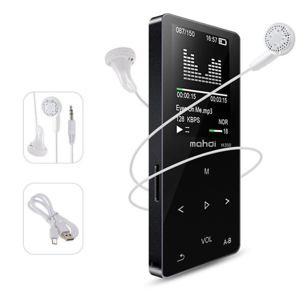 

new metal bluetooth sport mp3 player portable o 8gb with built-in speaker fm radio ape flac music player(black