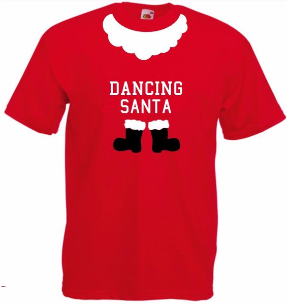 

new womens mens kids dancing drunk santa family xmas christmas matching t-shirts cool casual pride t shirt men new