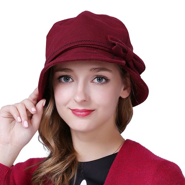 

wide brim hats sedancasesa 2021 bucket hat female winter spring navy fashion wool women sun foldable casquette wg160068, Blue;gray