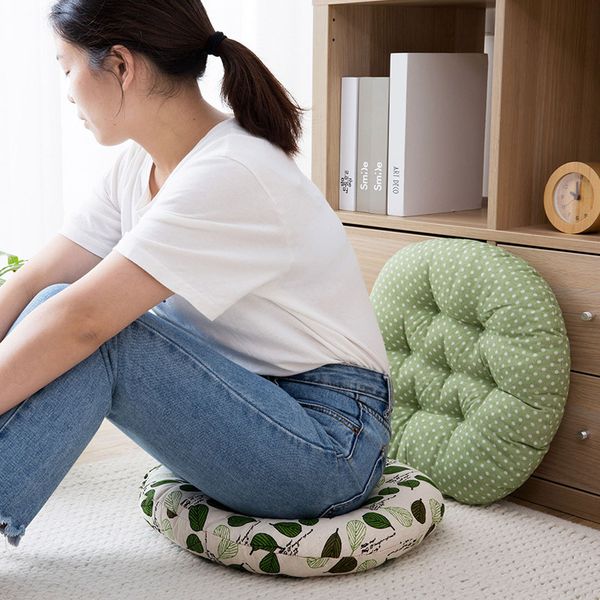 

cotton and linen cushions are round padded warm office chair cushion cartoon student chair cushions.#uio