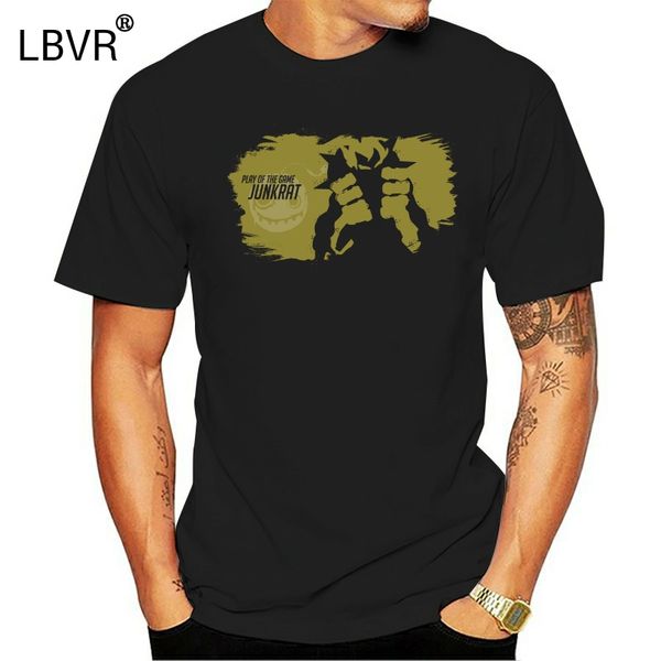 

printed men t shirt cotton tshirt junkrat base o-neck short-sleeve women t-shirt
