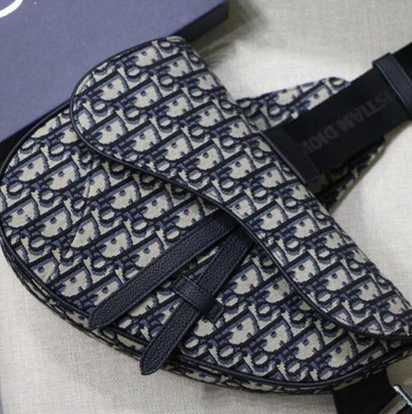 

2020 new fashion saddle bag twill jacquard canvas trend designer shoulder bag tote ins party handbag f1ix#