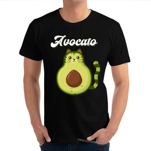 

brand new fashion avogato avocado 100% cotton shirt for men casual t-shirt geek round collar sweatshirts drop shipping